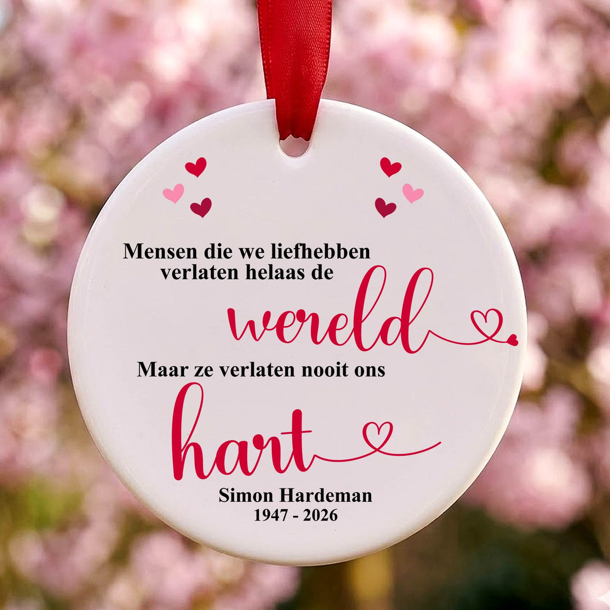 Verlaat nooit ons hart