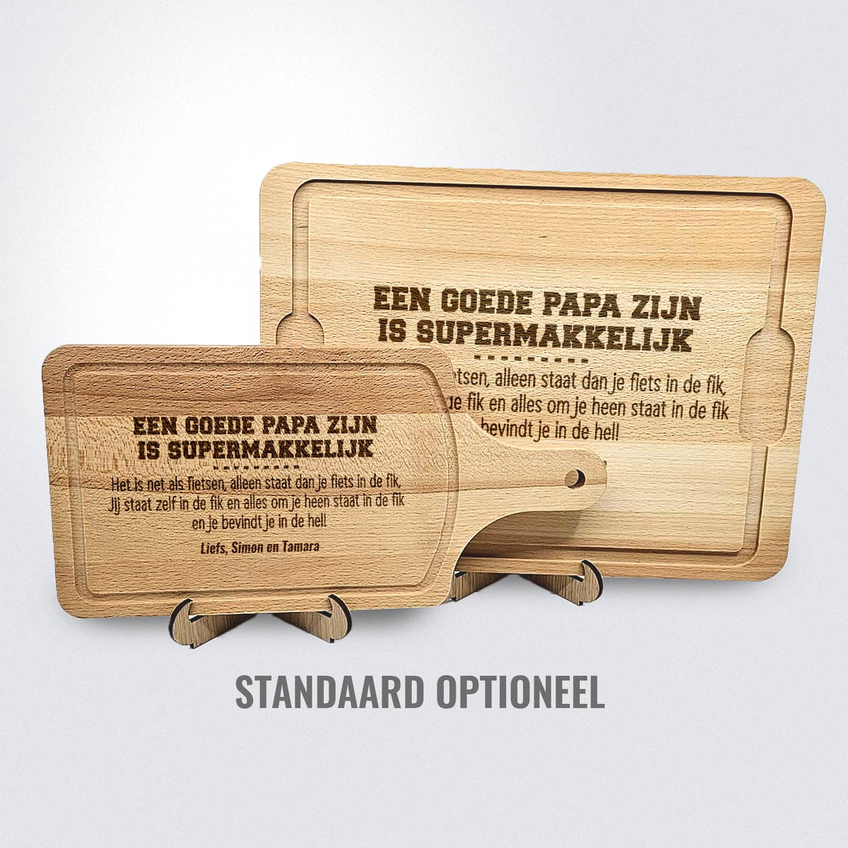 Een goede papa zijn is supermakkelijk - Snijplank - Bella Mia