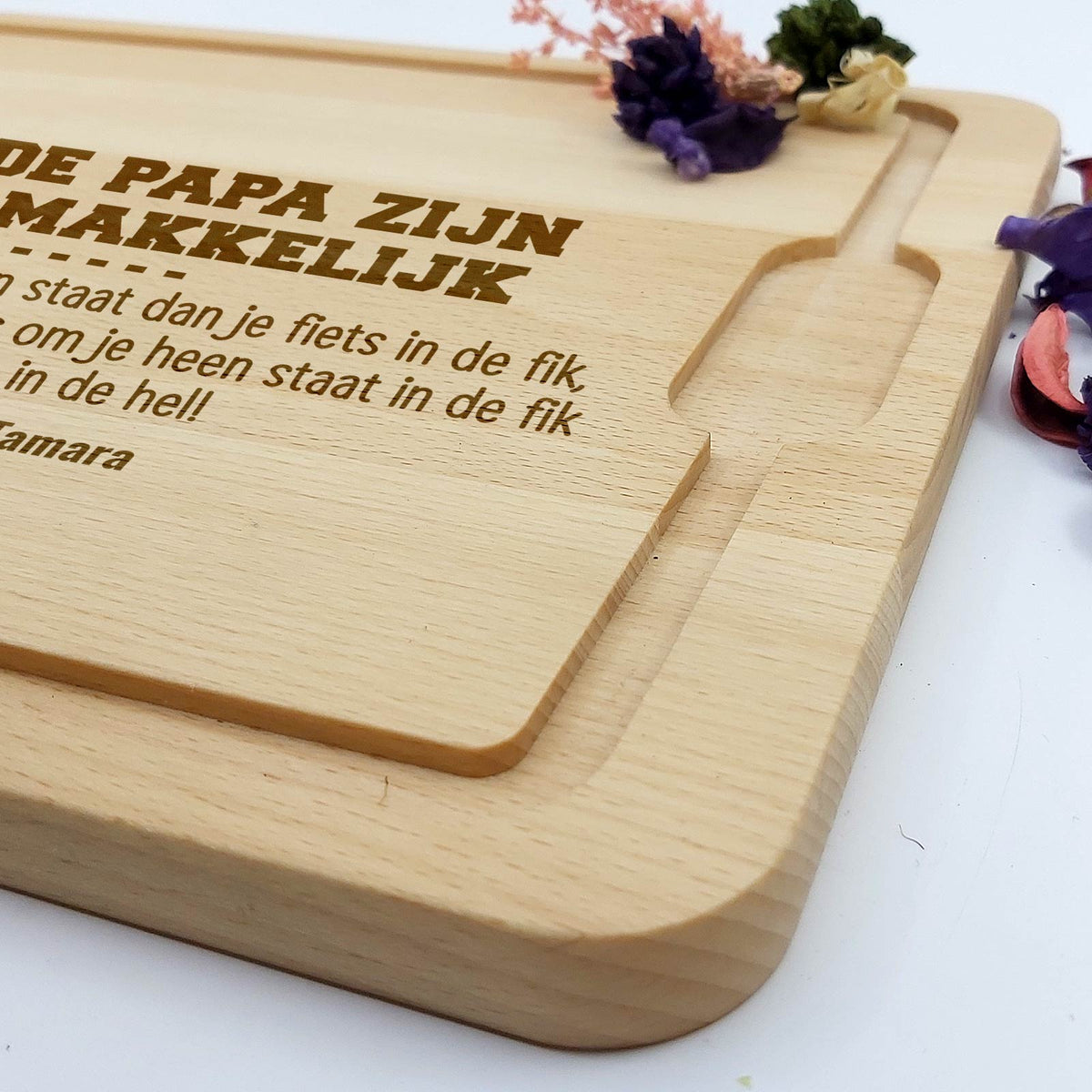 Een goede papa zijn is supermakkelijk - Snijplank - Bella Mia