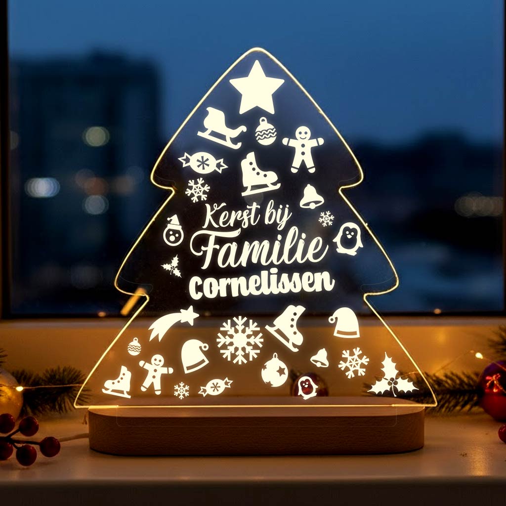 Familie Kerstboom - Ledlamp - Bella Mia