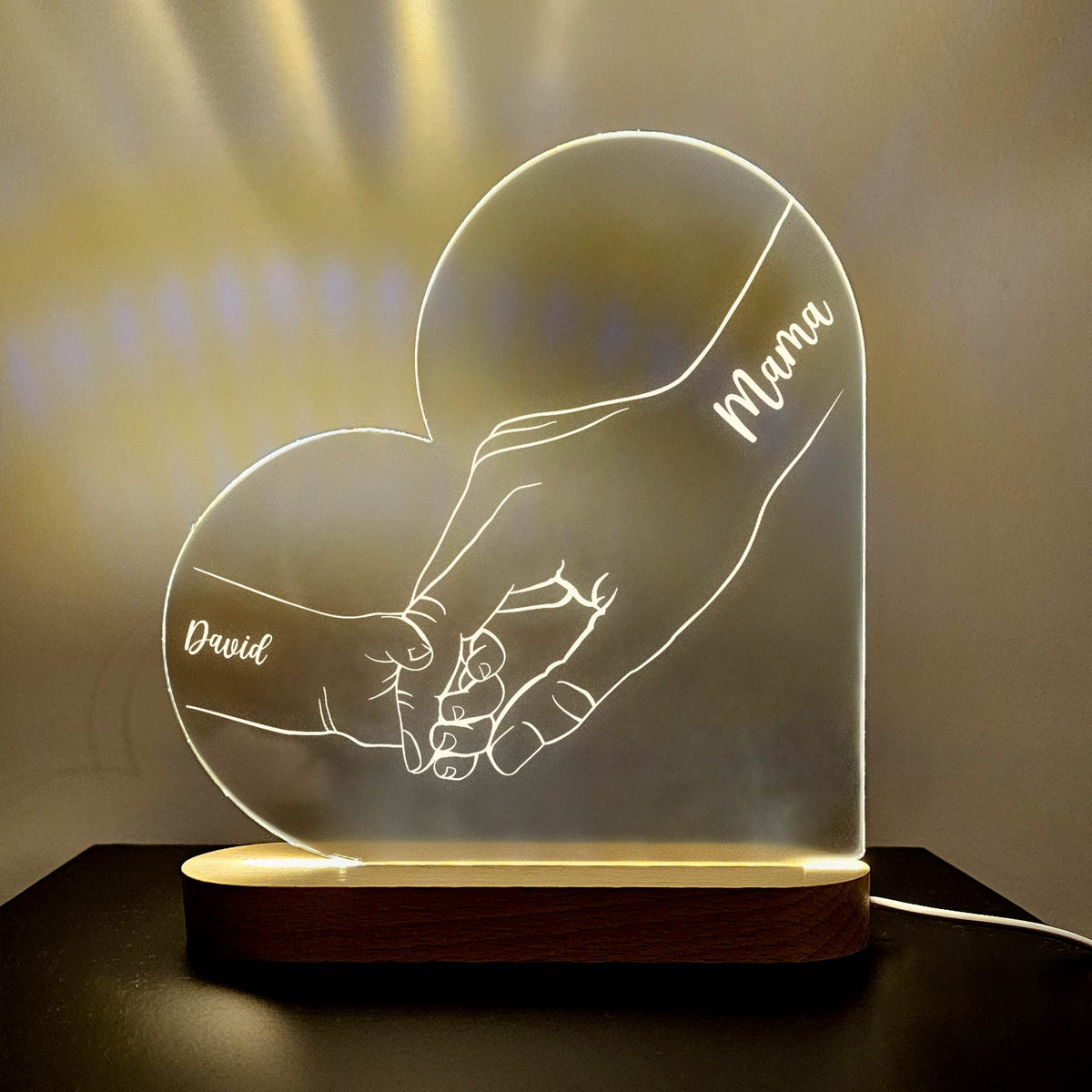 Familiehanden Ledlamp - Bella Mia