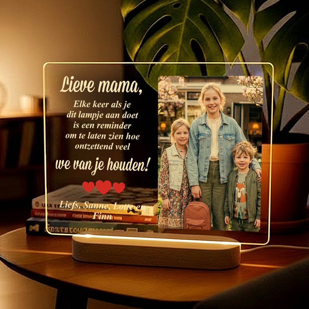 Fotolamp - reminder voor mama of oma - Bella Mia