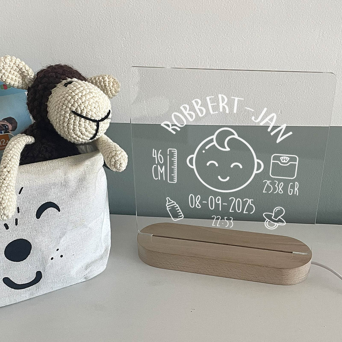 Geboortelampje - Bella Mia