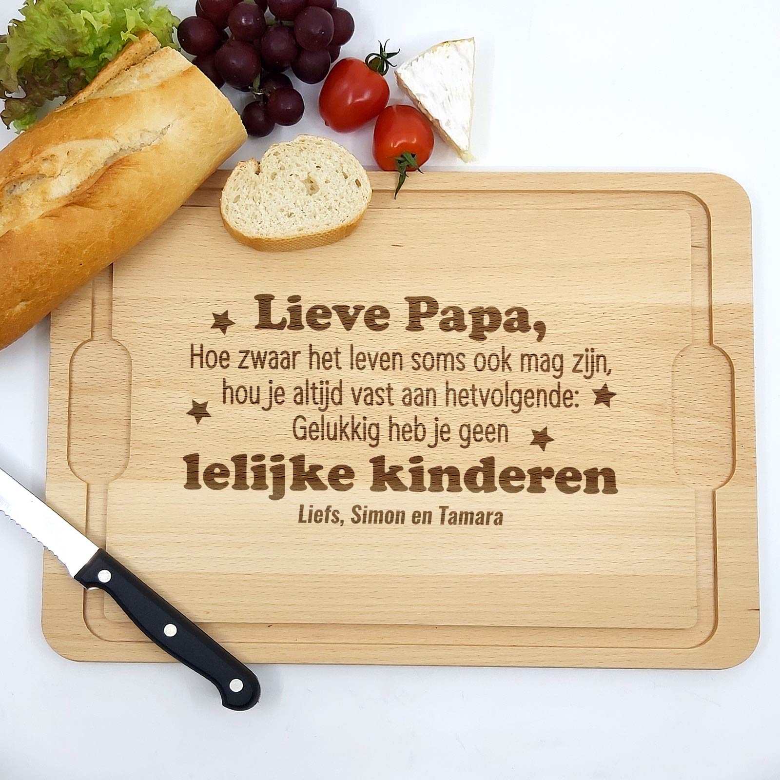 Geen lelijke kinderen - Snijplank - Bella Mia