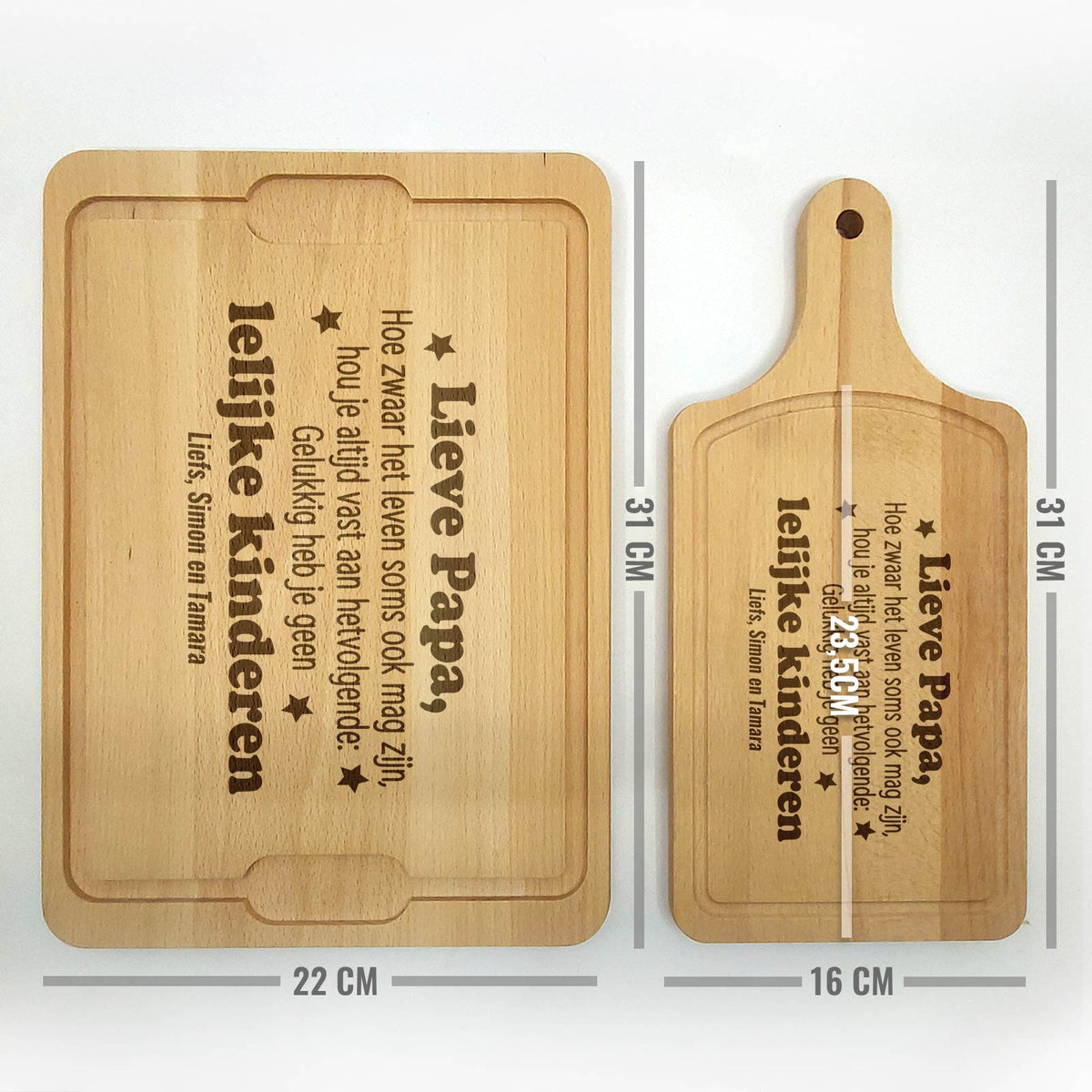 Geen lelijke kinderen - Snijplank - Bella Mia