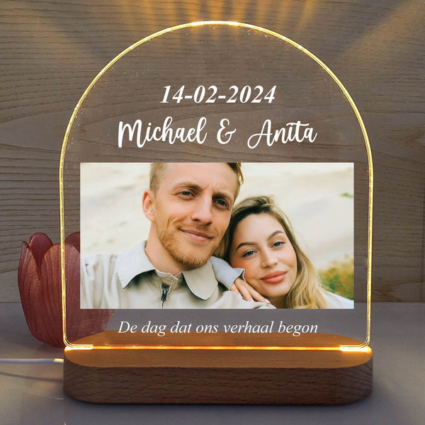 Gepersonaliseerde Foto Ledlamp Bella Mia gepersonaliseerde-foto-ledlamp-bella-mia
