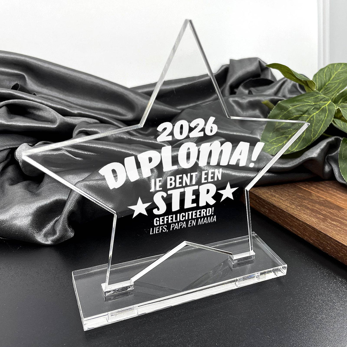 Geslaagd! Star Award - Bella Mia