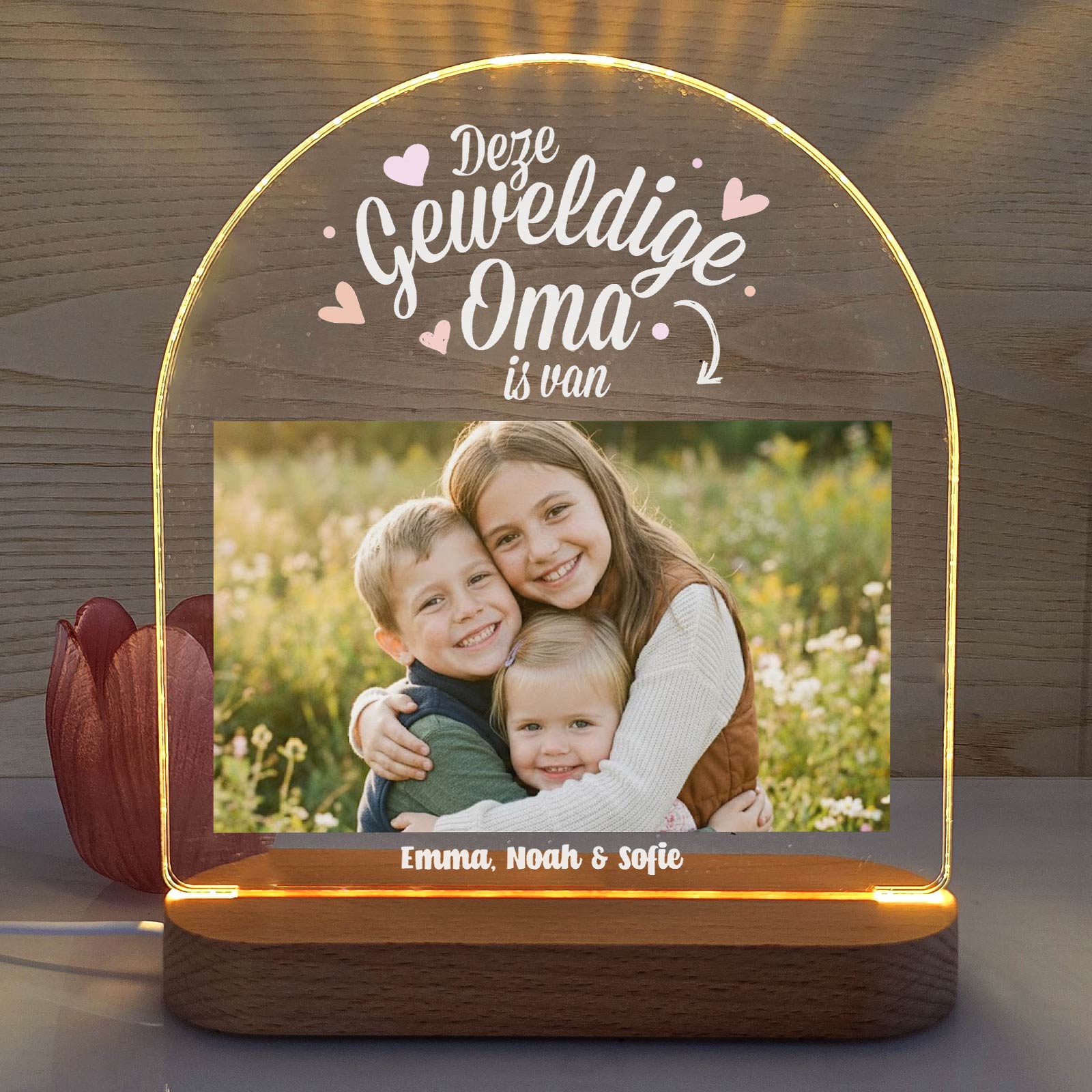 Geweldige oma Fotolamp - Bella Mia