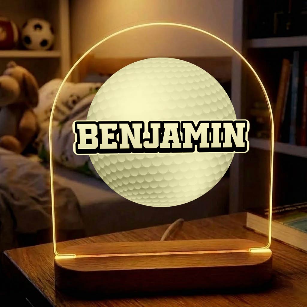 Golflampje met eigen naam! - Bella Mia