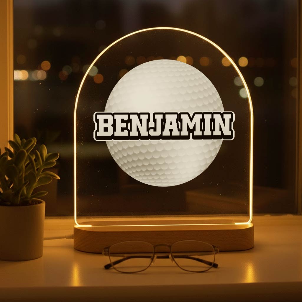 Golflampje met eigen naam! - Bella Mia