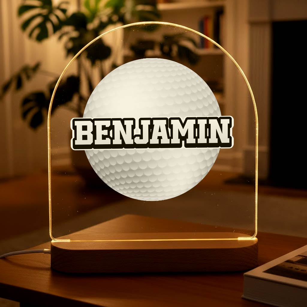 Golflampje met eigen naam! - Bella Mia