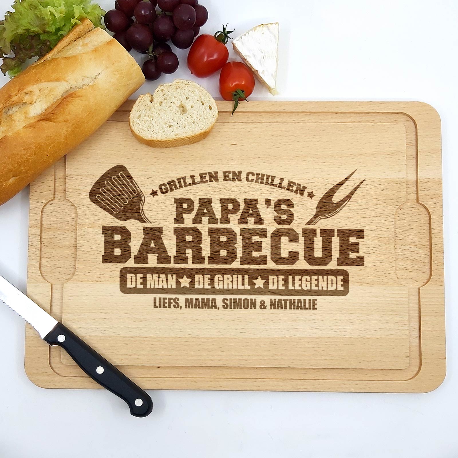 Grillen en Chillen - Snijplank - Bella Mia