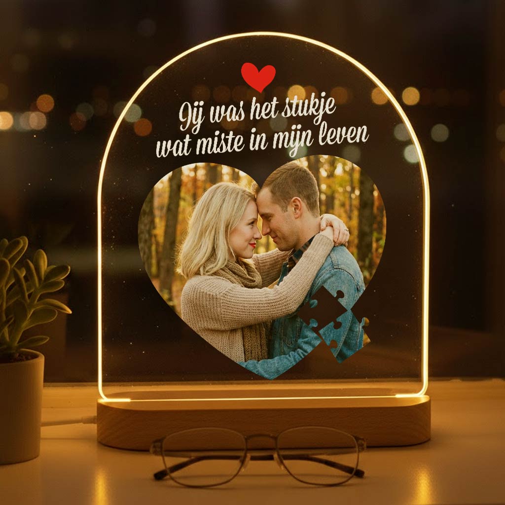 Het missende stukje - Fotolamp - Bella Mia