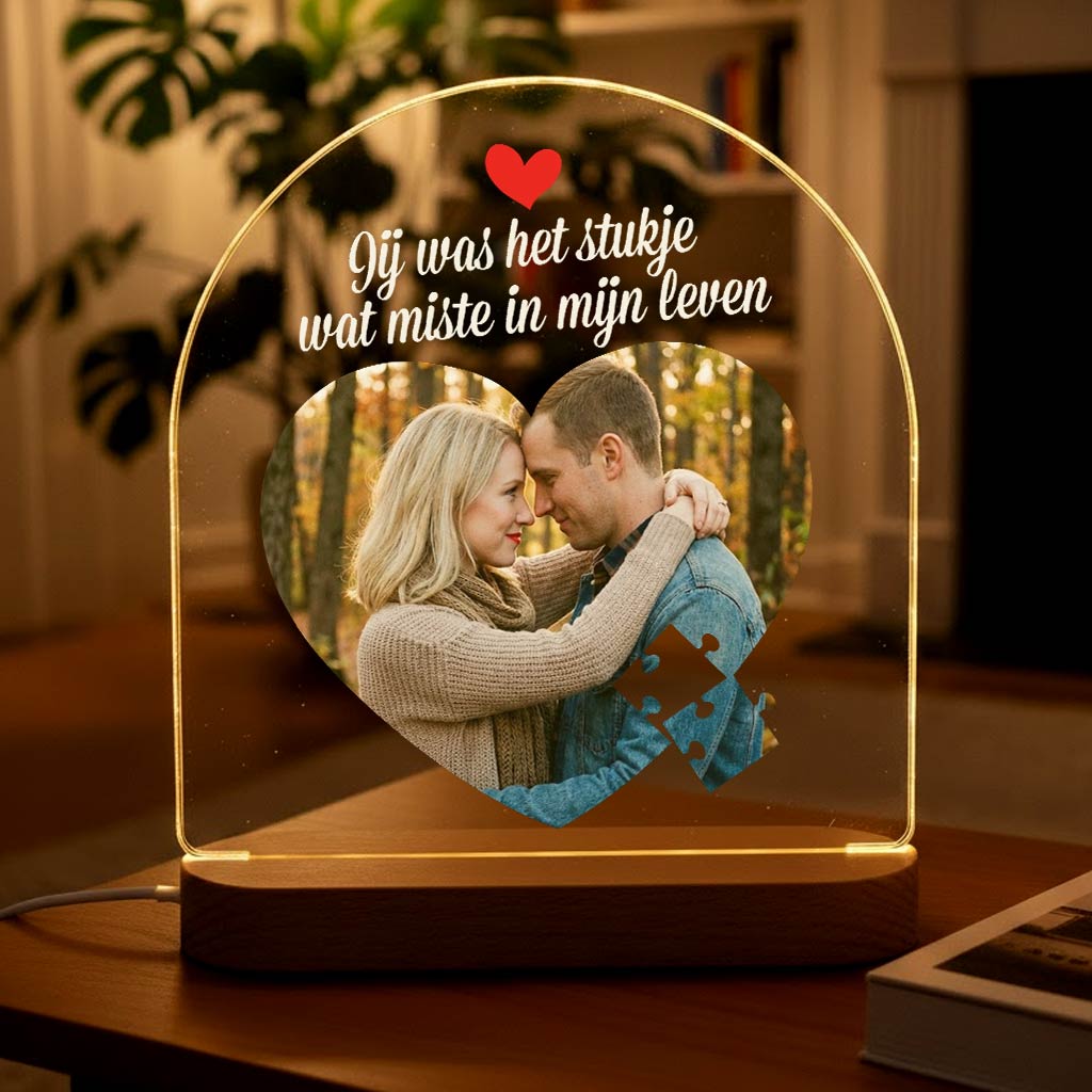 Het missende stukje - Fotolamp - Bella Mia