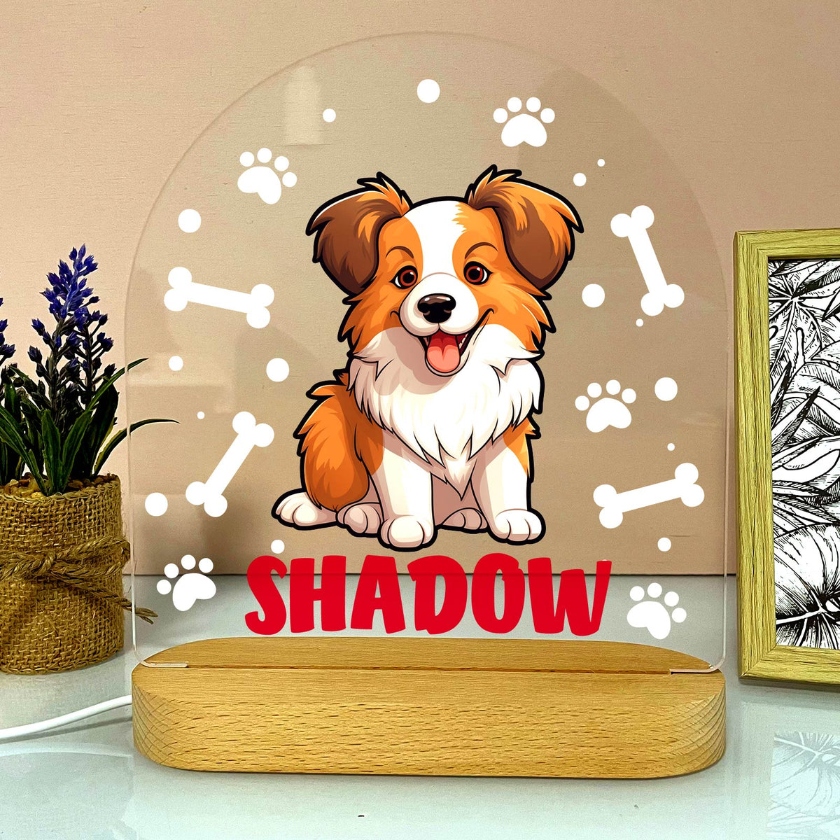 Hondenrassen met Namen Ledlamp - Bella Mia