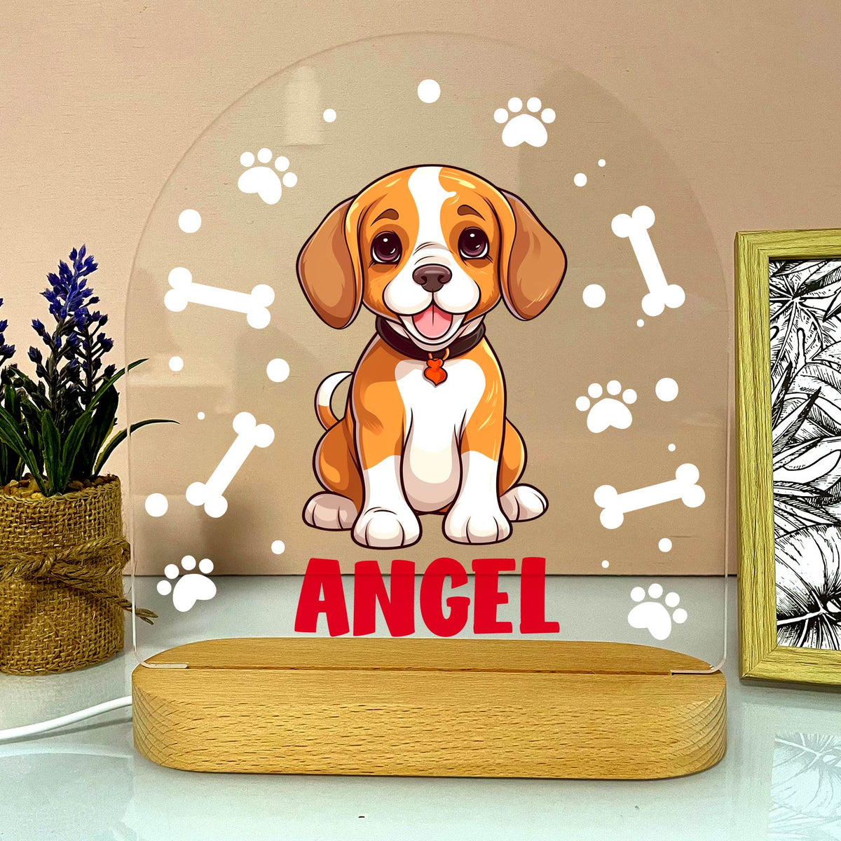 Hondenrassen met Namen Ledlamp - Bella Mia