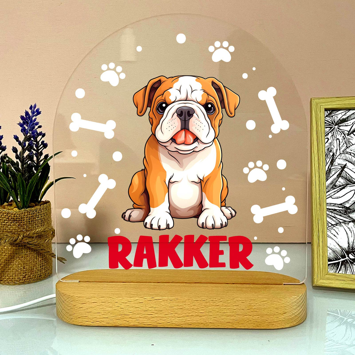 Hondenrassen met Namen Ledlamp - Bella Mia