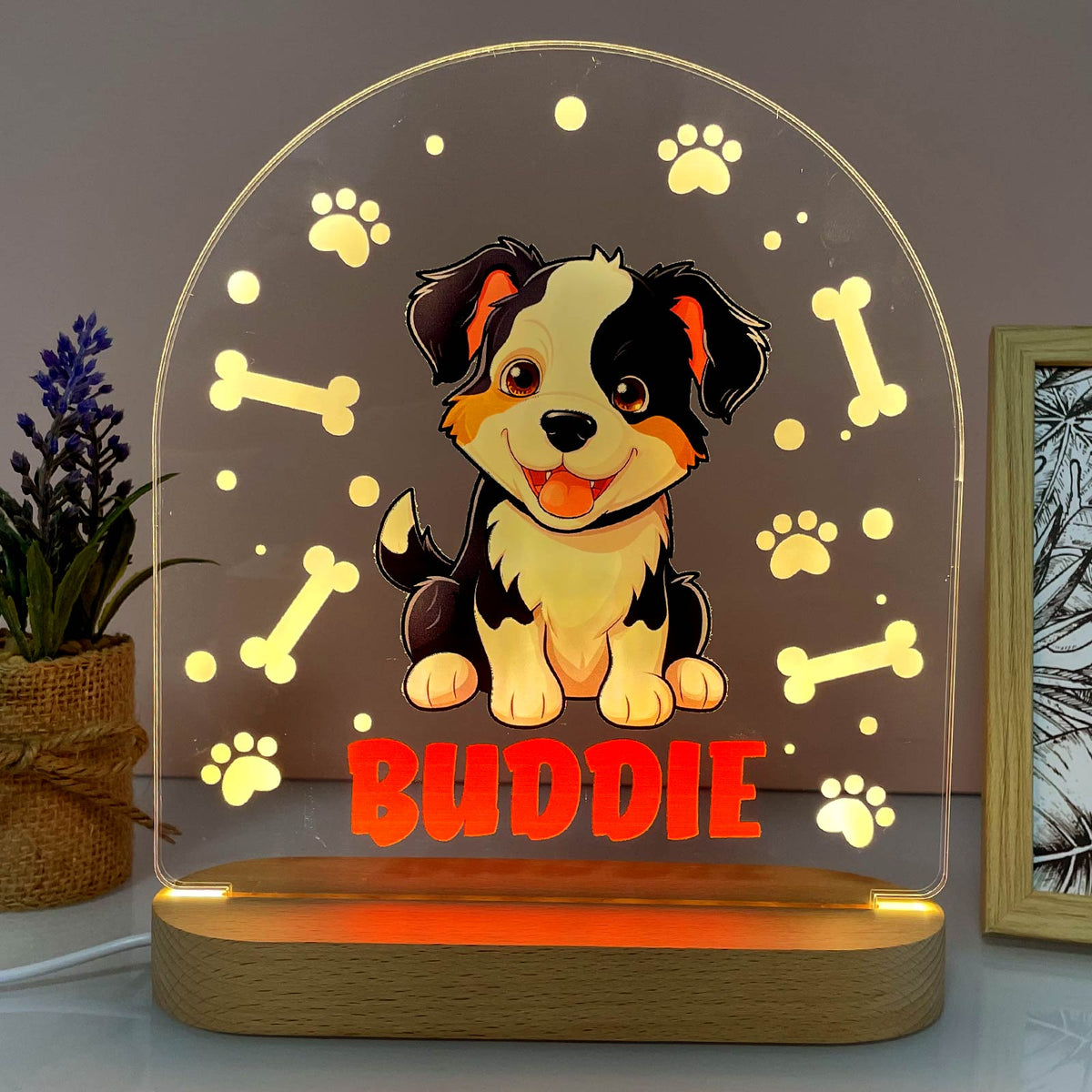 Hondenrassen met Namen Ledlamp - Bella Mia