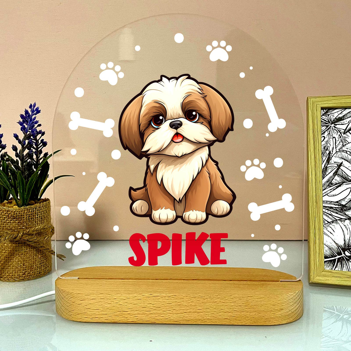 Hondenrassen met Namen Ledlamp - Bella Mia