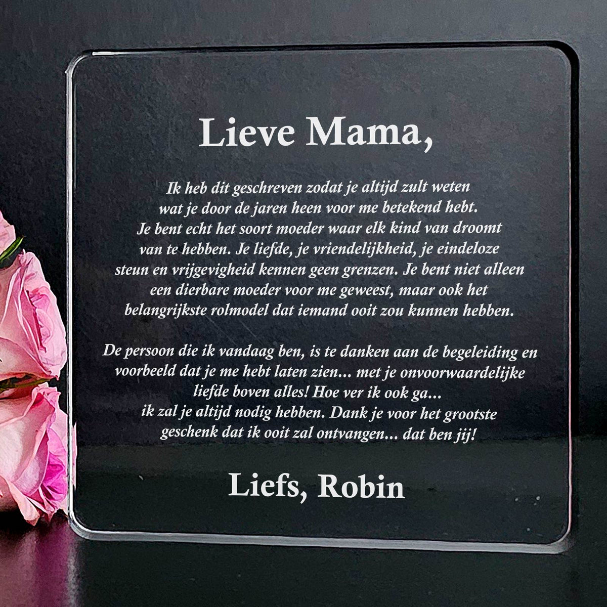 Ik heb dit Geschreven Zodat Je Altijd Zult Weten... - Bella Mia