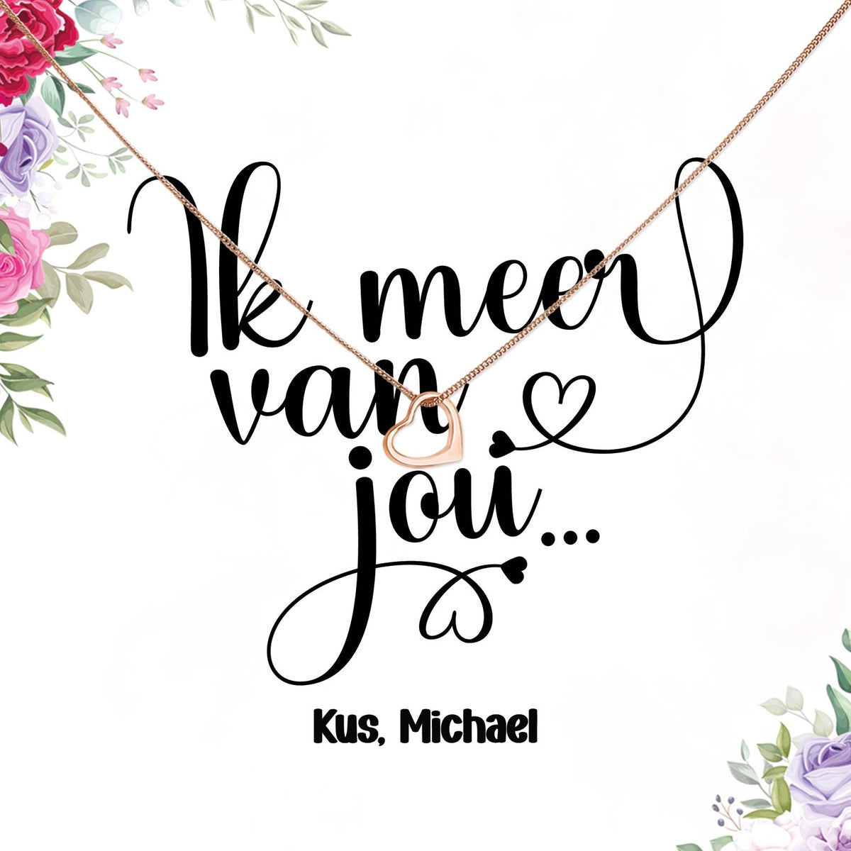 Ik meer van jou Ketting - Bella Mia