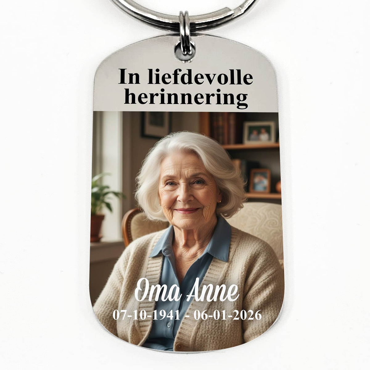 In liefdevolle herinnering Fotosleutelhanger - Bella Mia