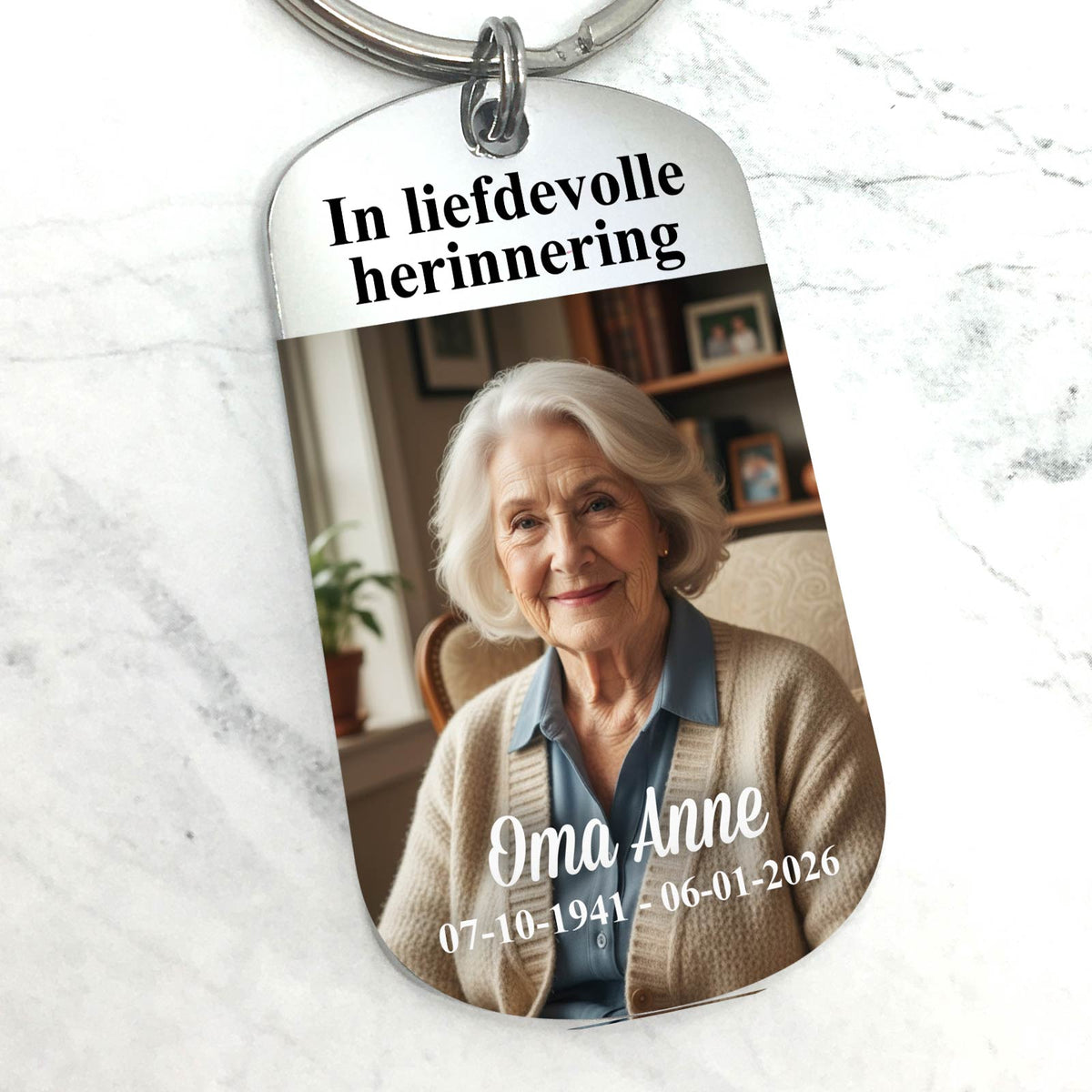 In liefdevolle herinnering Fotosleutelhanger - Bella Mia