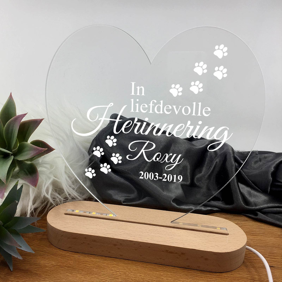 In liefdevolle herinnering - Ledlamp - Bella Mia