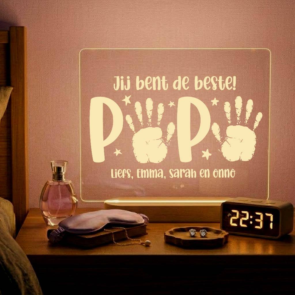 Jij bent de beste papa - Nachtlampje - Bella Mia