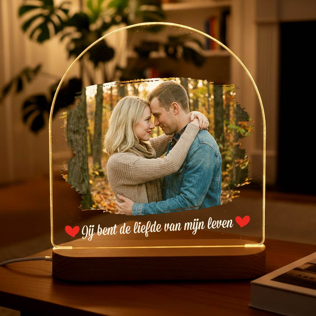 Jij bent de Liefde van mijn leven - Fotolamp - Bella Mia