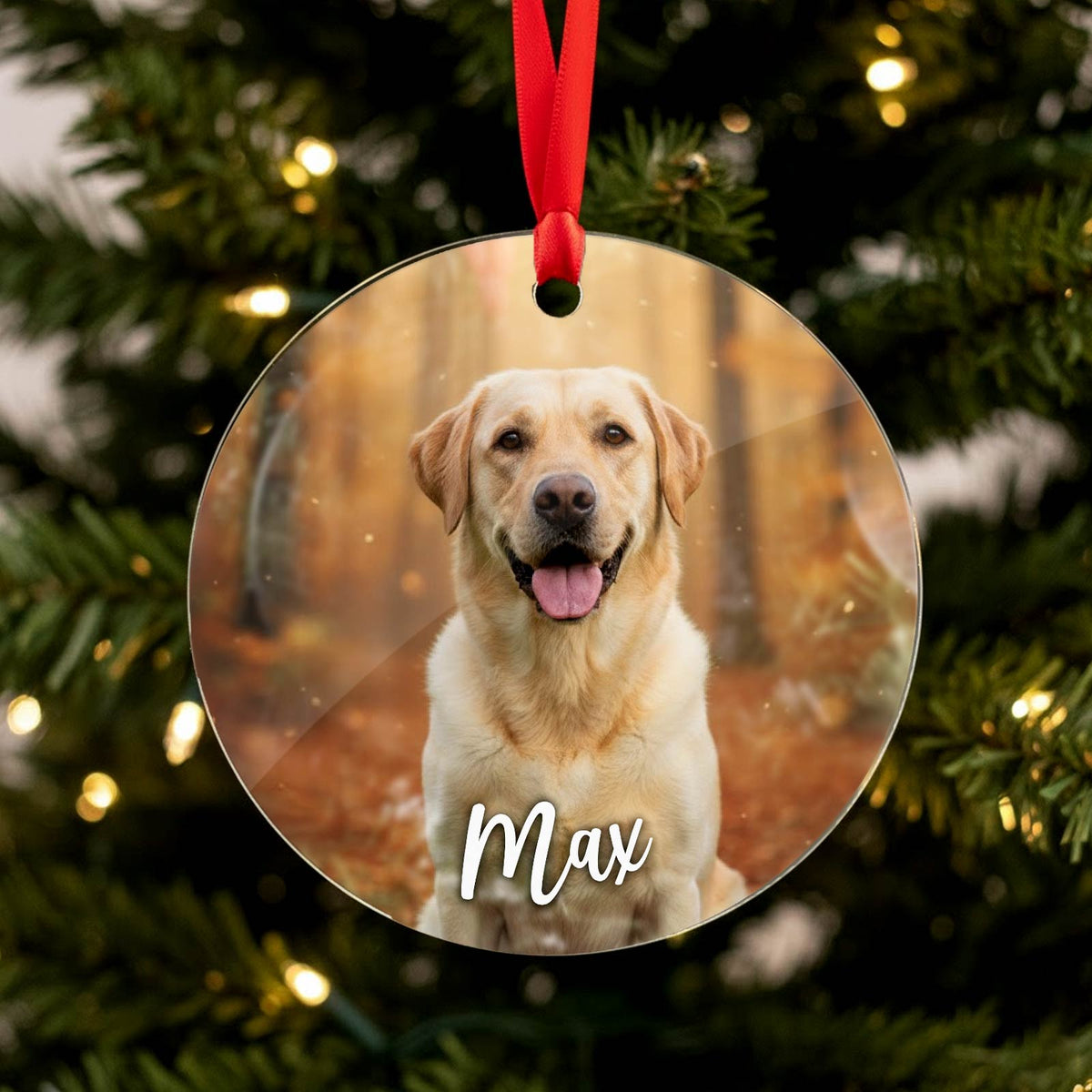 Jouw hond of kat als Fotokerstbal - Bella Mia