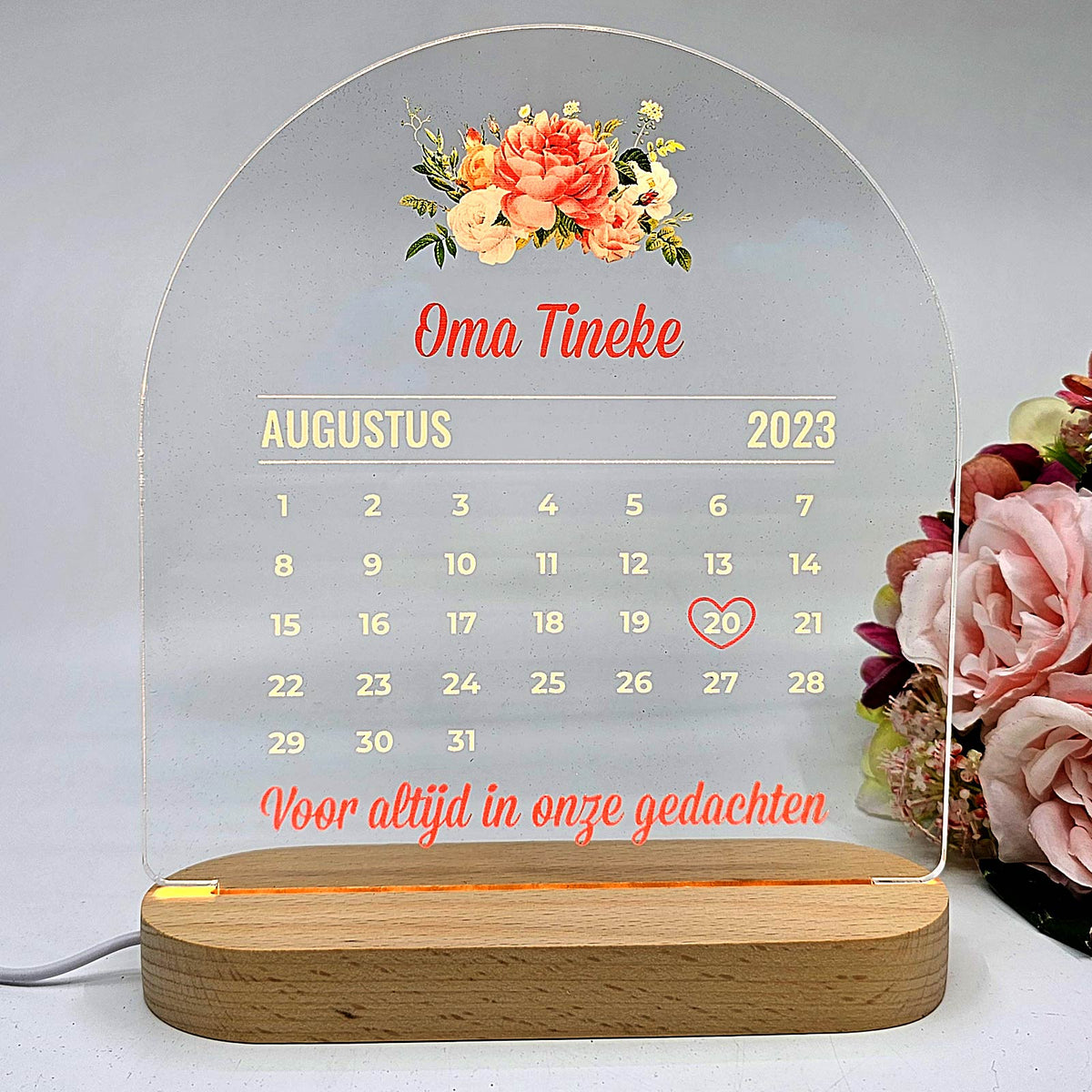 Kalender - Ledlamp - Bella Mia