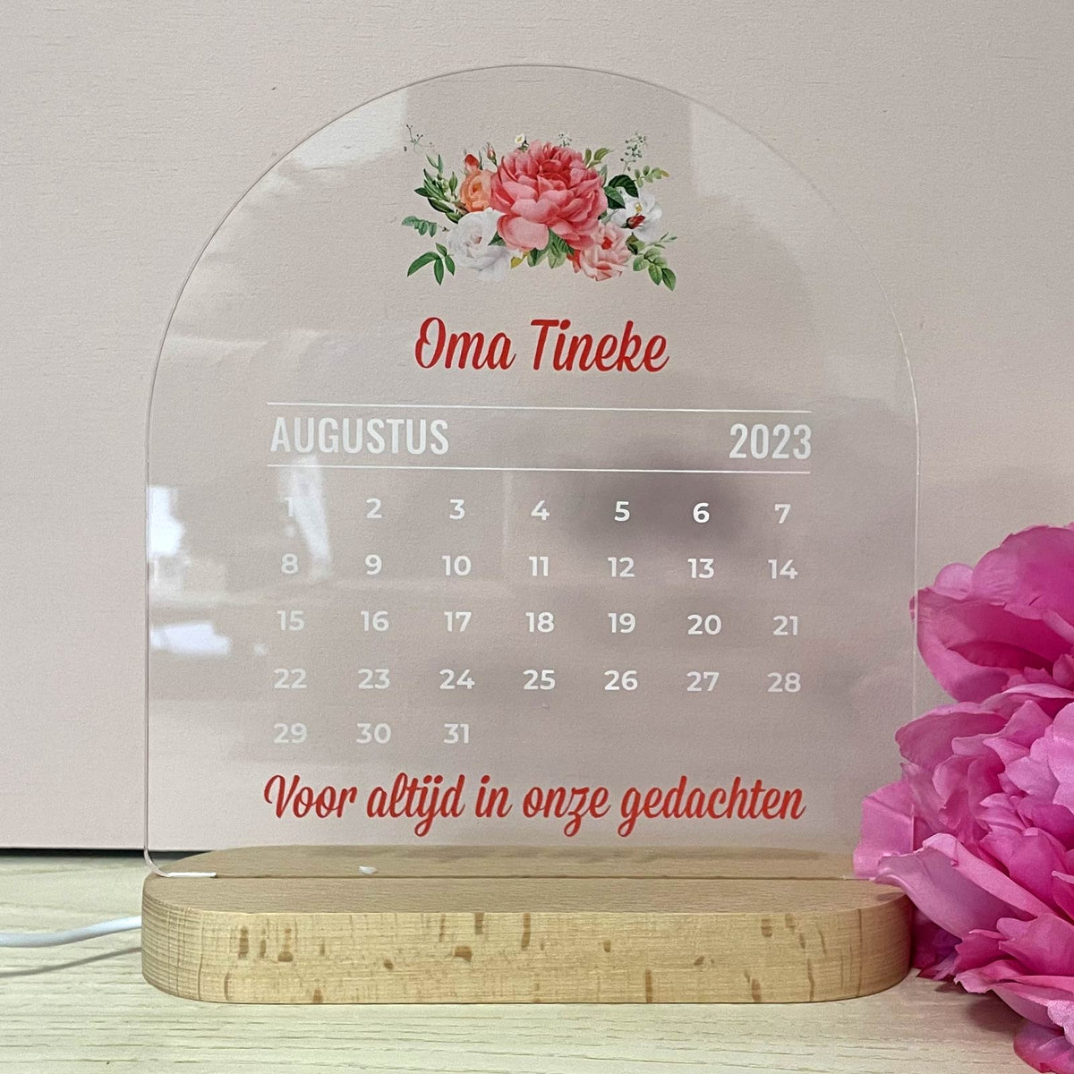 Kalender - Ledlamp - Bella Mia