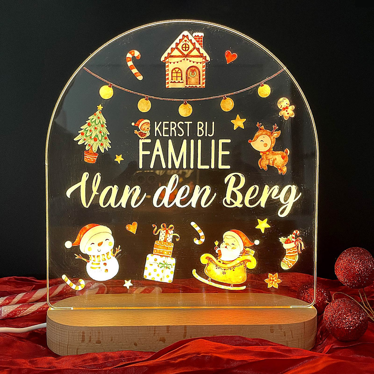 Kerst bij Familie... - Ledlamp - Bella Mia