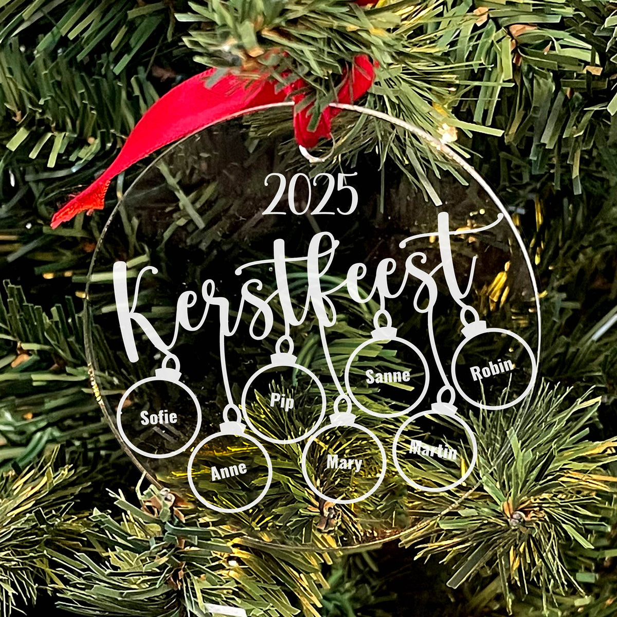 Kerstballen Bal! Plexiglas Kerstbal - Bella Mia