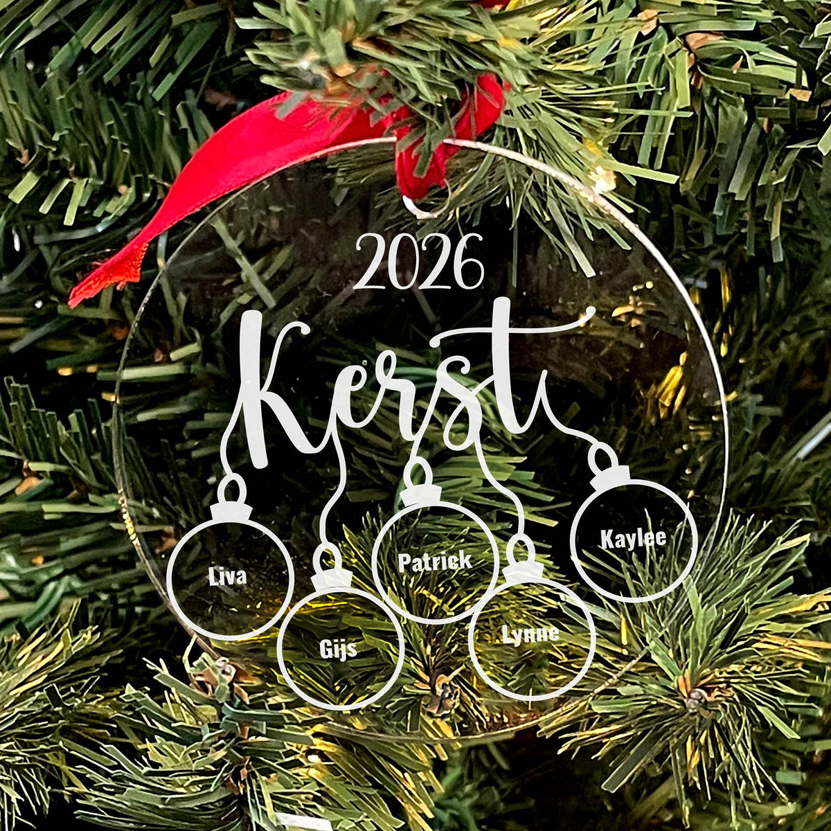 Kerstballen Bal! Plexiglas Kerstbal - Bella Mia