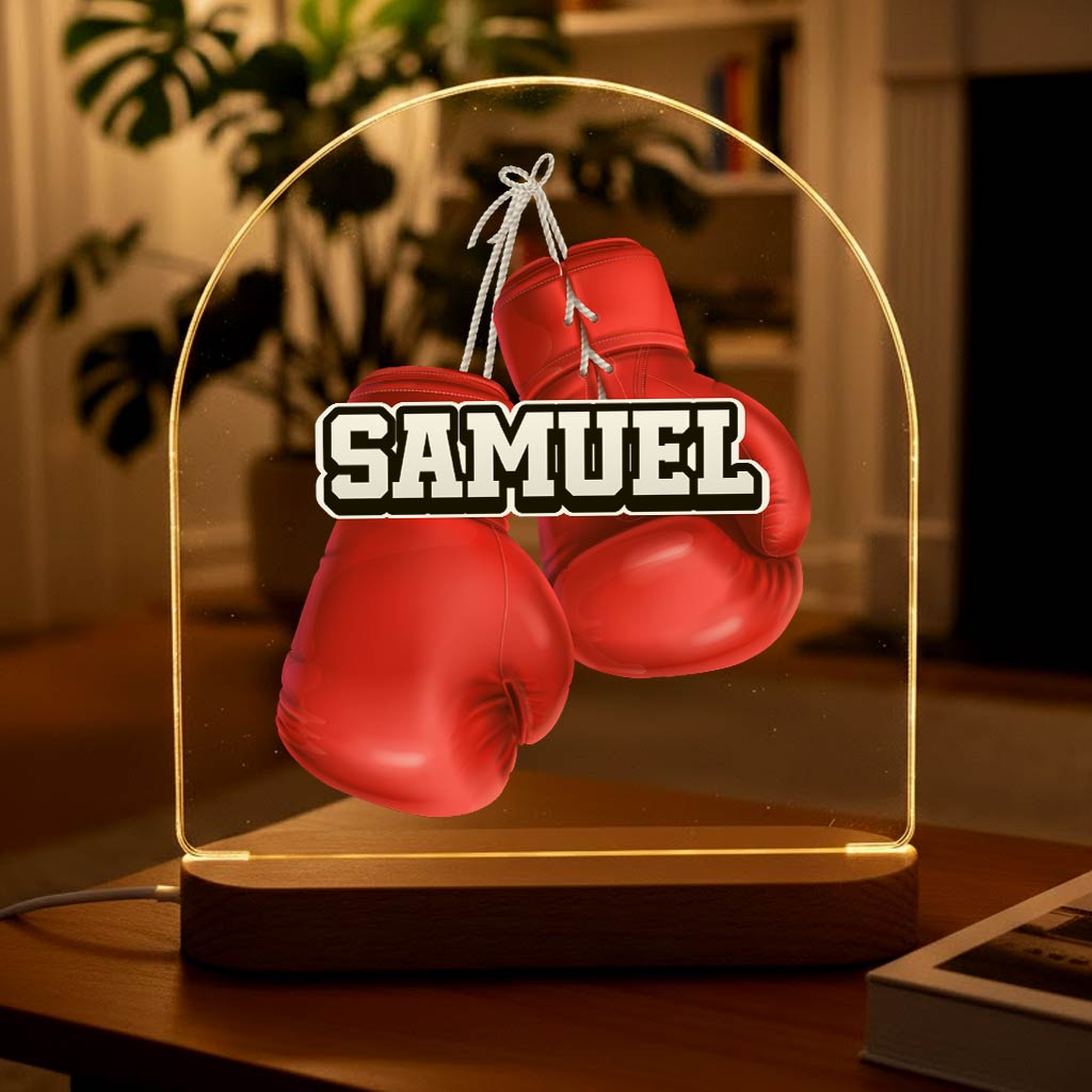 (Kick)bokslampje met eigen naam! - Bella Mia