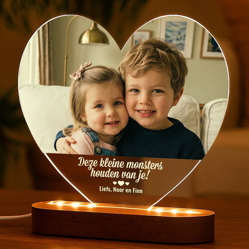 Kleine Monsters Fotolamp - Bella Mia