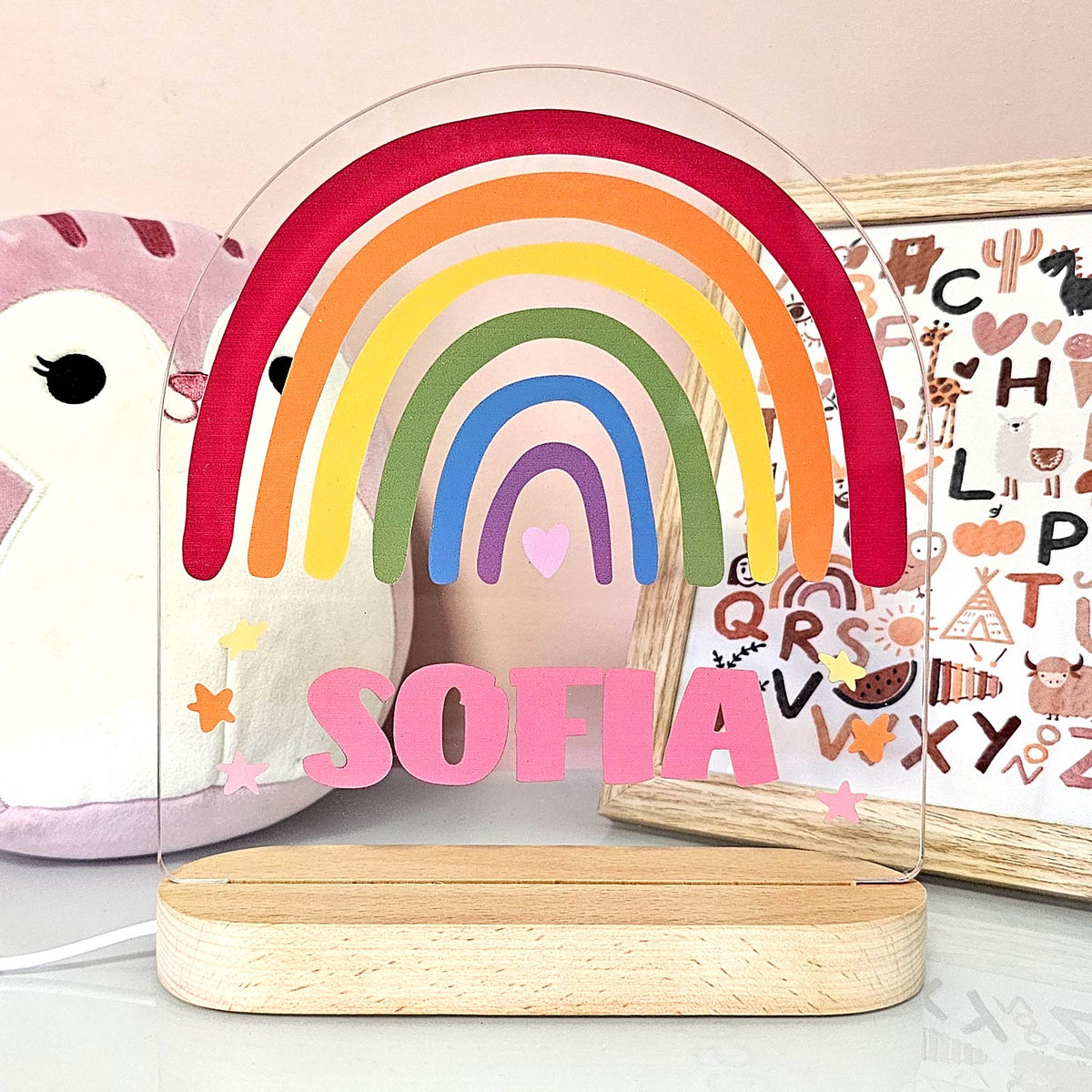 Kleurrijke regenboog Ledlamp - Bella Mia