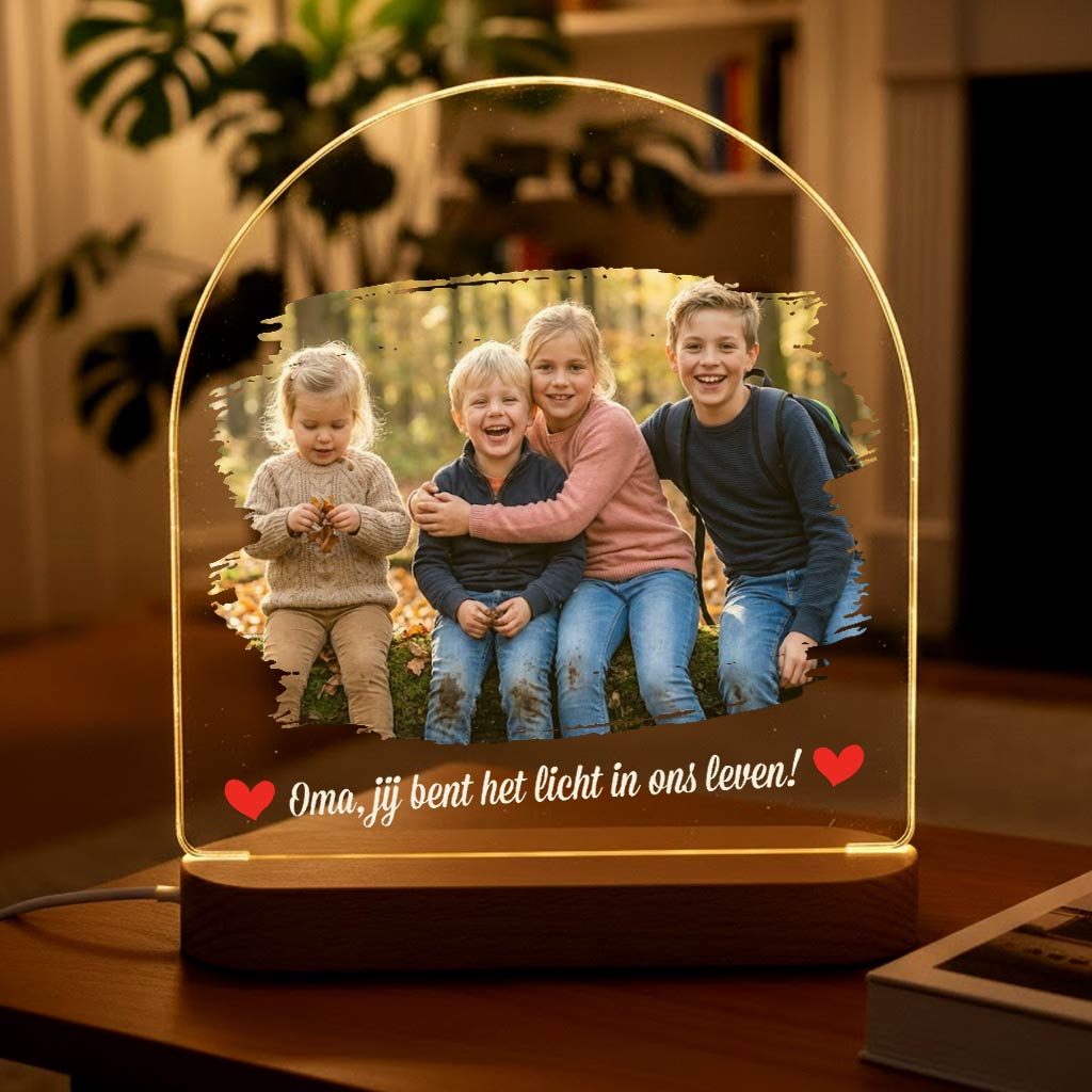 Licht in ons leven - Fotolamp - Bella Mia