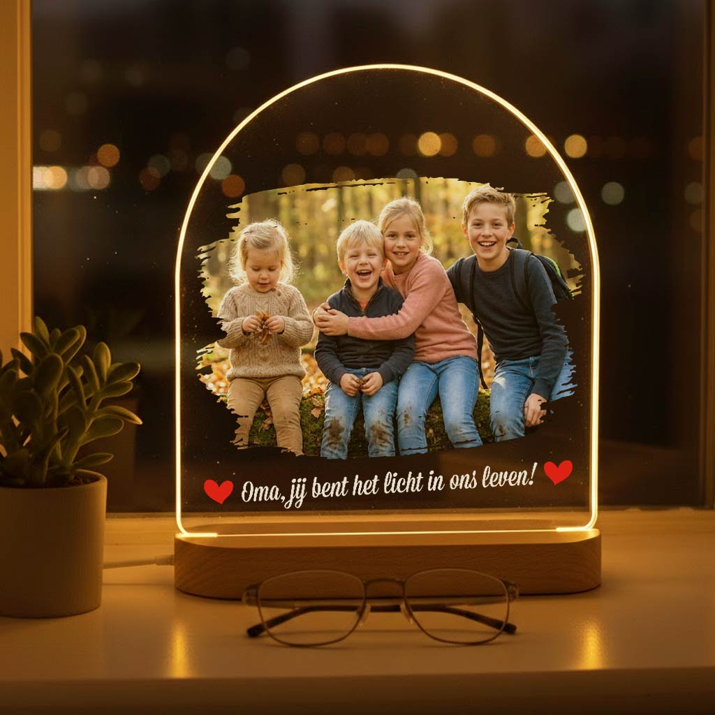 Licht in ons leven - Fotolamp - Bella Mia