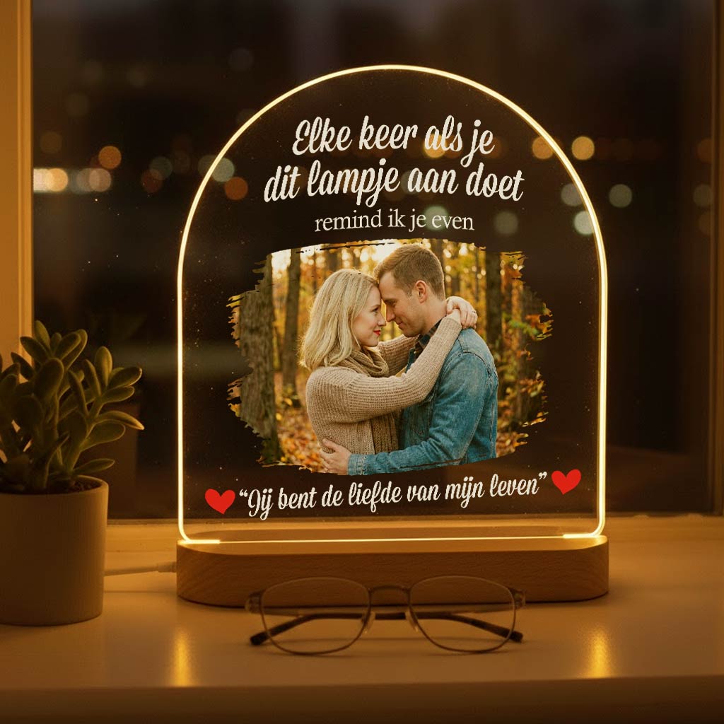 Liefde van mijn leven - Fotolamp - Bella Mia