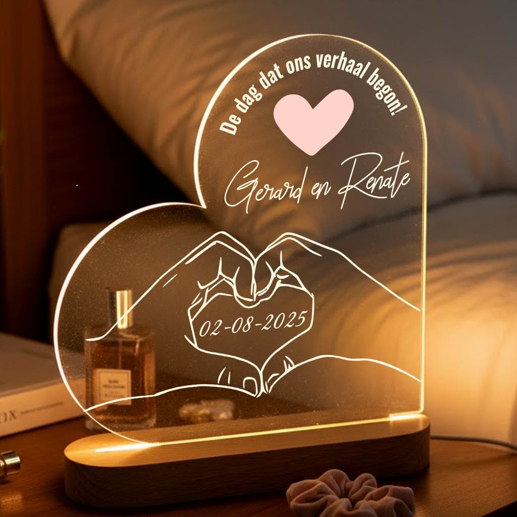 Liefdeshanden - Ledlamp - Bella Mia