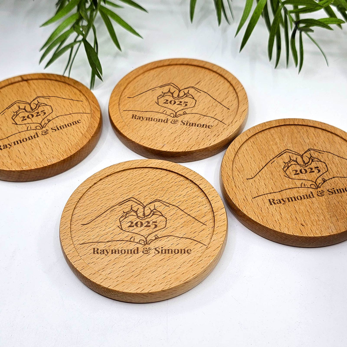 Liefdeshanden - Onderzetter - Bella Mia