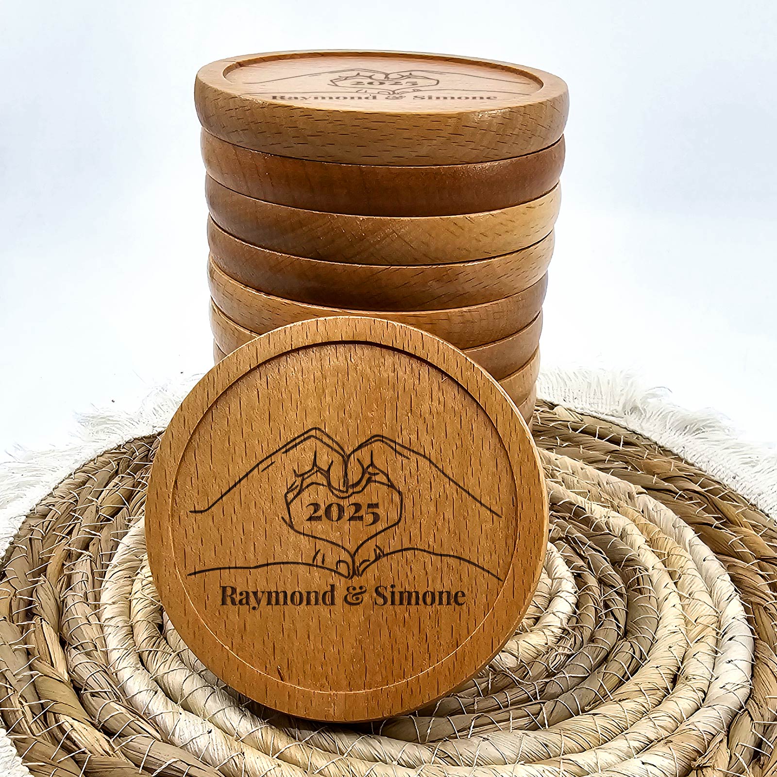 Liefdeshanden - Onderzetter - Bella Mia