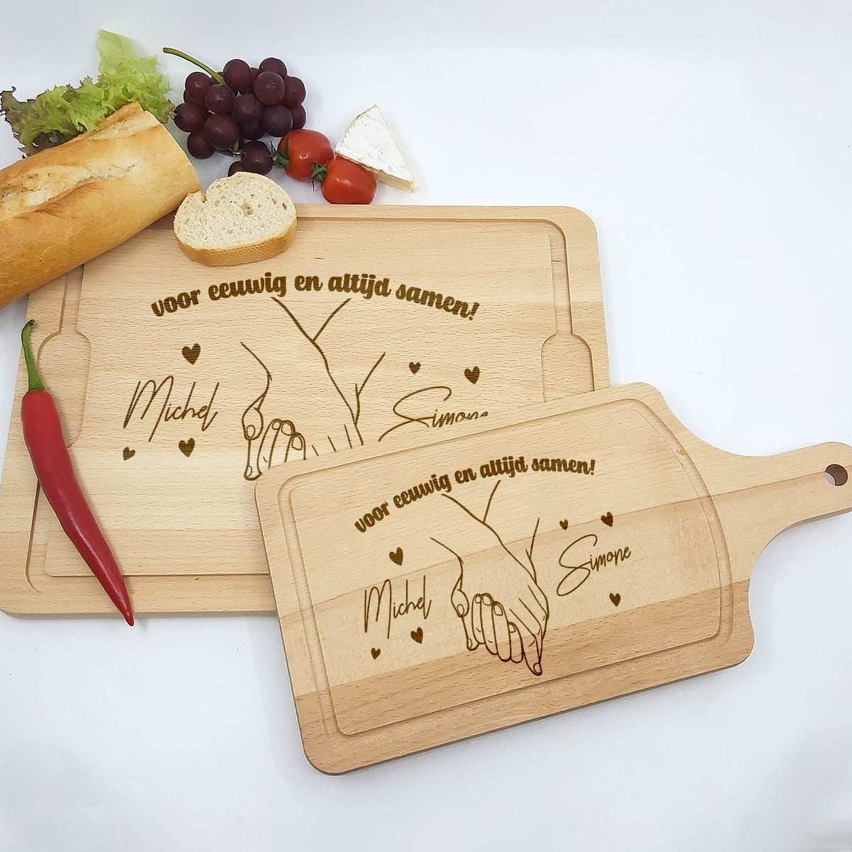 Liefdeshanden - Snijplank - Bella Mia