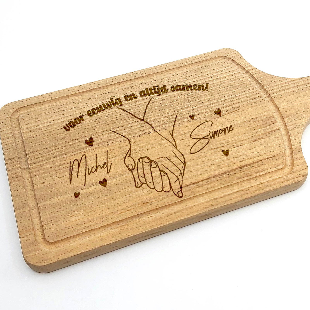 Liefdeshanden - Snijplank - Bella Mia