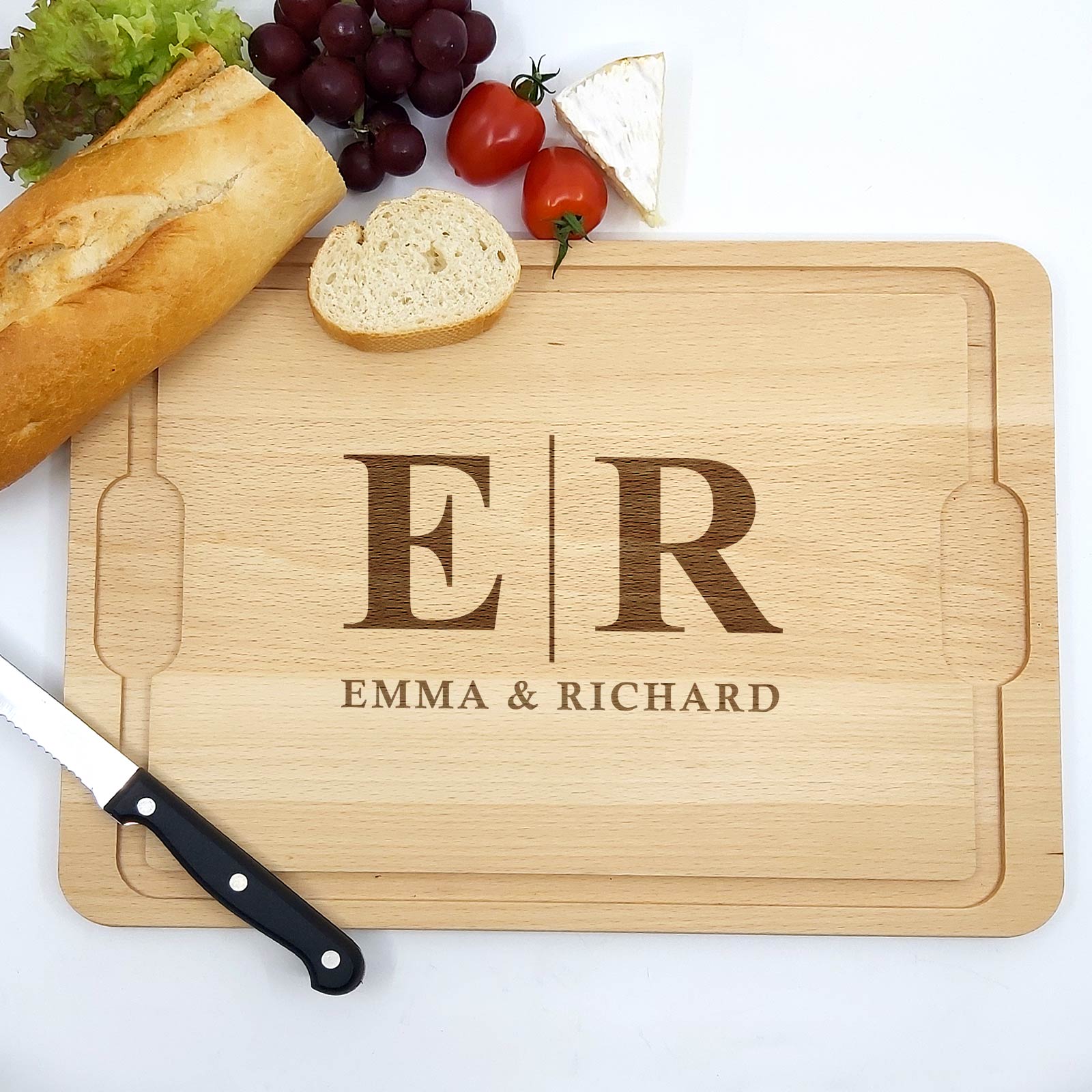 Liefdesinitialen - Snijplank - Bella Mia