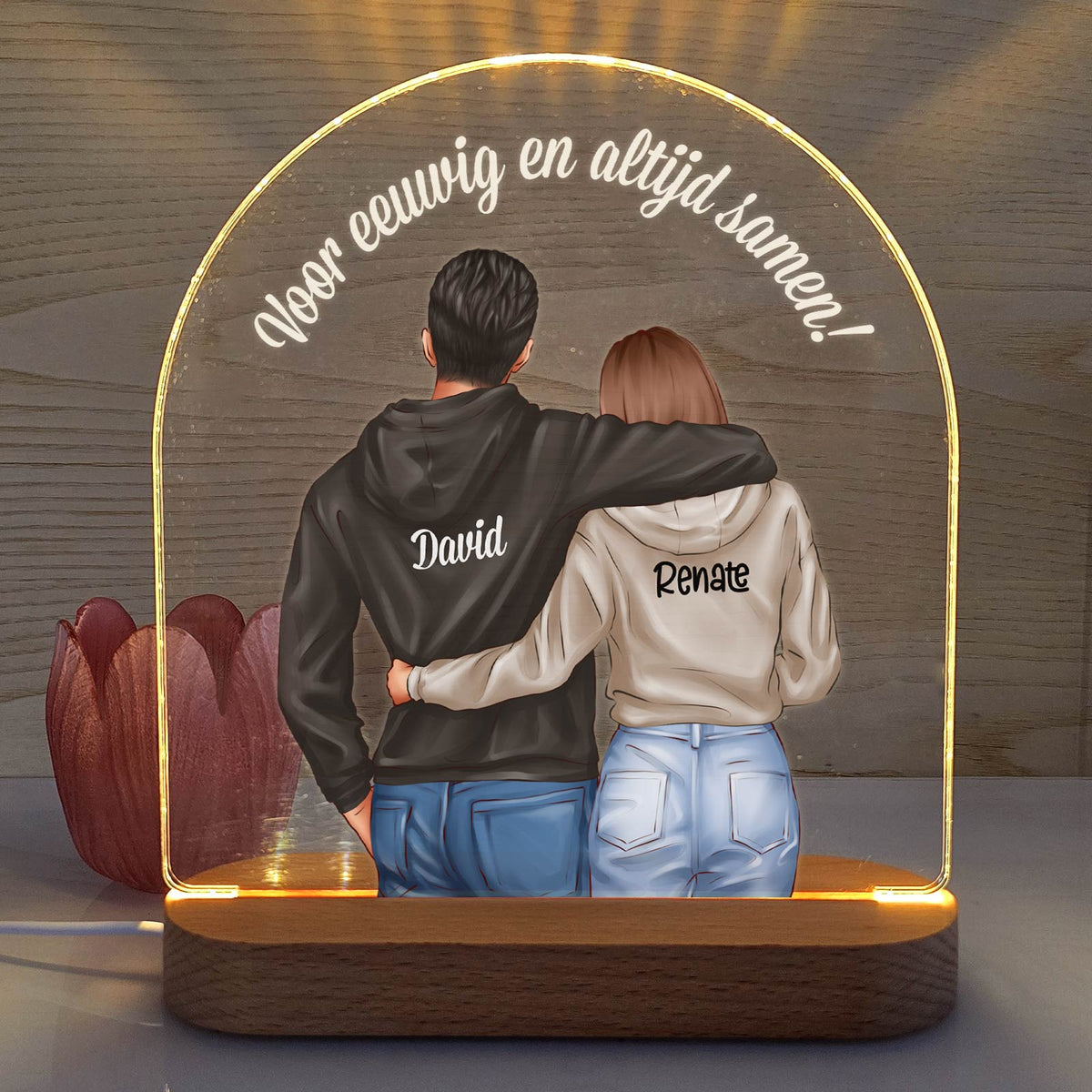 Liefdeskoppel Ledlamp - Bella Mia