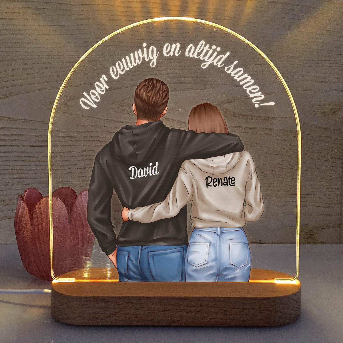 Liefdeskoppel Ledlamp - Bella Mia